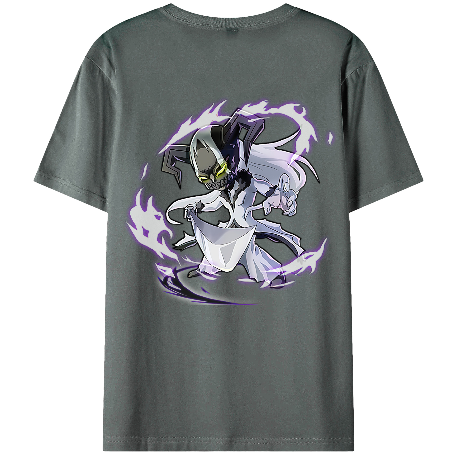（画像用） ブリーチ 黒崎一護（くろさき いちご）BLEACH Kurosaki Ichigo 綿100％半袖Tシャツ（背面プリント）